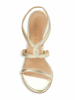 Stuart Weitzman Soiree 100 Strappy Silngback Heel Sandals