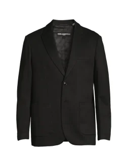 Karl Lagerfeld Paris Blazers & Sportcoats|Solid Blazer Black