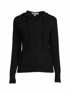 Women Amicale Solid Cashmere Hoodie