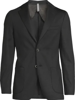 Samuelsohn Blazers & Sportcoats|Solid Contemporary Fit Wool Sportcoat Grey