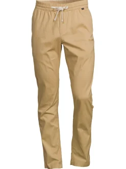 Hurley Pants|Solid Drawstring Flat Front Pants
