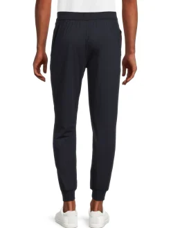 HUGO Loungewear, Sleepwear & Robes|Solid Drawstring Joggers Dark Blue