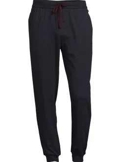 HUGO Loungewear, Sleepwear & Robes|Solid Drawstring Joggers Dark Blue