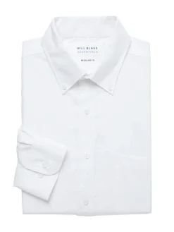 Bill Blass Dress Shirts|Solid Dress Shirt White
