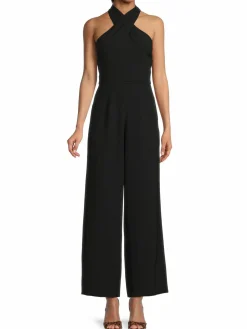Women julia jordan Solid Halter Jumpsuit
