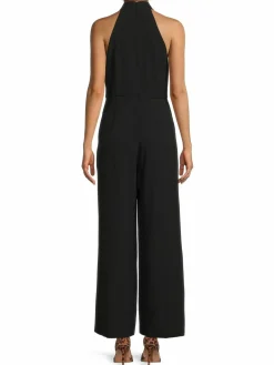 Women julia jordan Solid Halter Jumpsuit