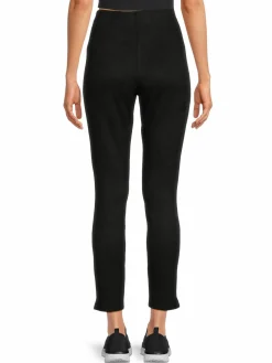 Women Andrew Marc Sport Solid High Rise Pull On Pants