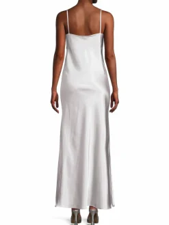 Women The fashion poet Solid Maxi Slip Dress