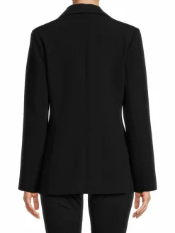 Women Ellen Tracy Solid Mid Blazer