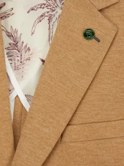 Tom Baine Blazers & Sportcoats|Solid Notch Lapel Sportcoat Sand