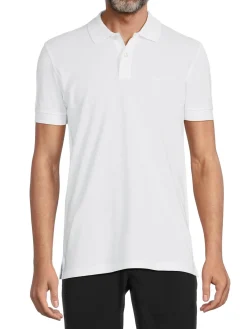 BOSS Polos|Solid Polo White