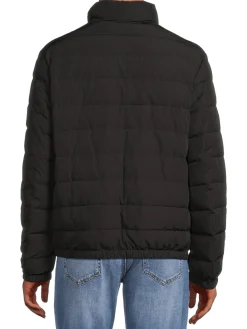 Versace Coats & Jackets|Solid Puffer Down Jacket Black