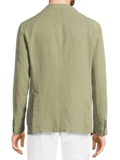 Lubiam Blazers & Sportcoats|Solid Single Breasted Sportcoat Light Pastel Green
