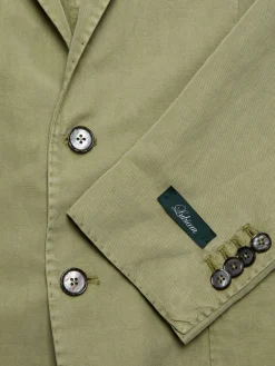 Lubiam Blazers & Sportcoats|Solid Single Breasted Sportcoat Light Pastel Green