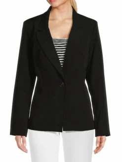 Women NANETTE nanette lepore Solid Single Button Blazer