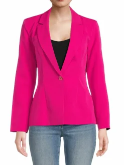 Women NANETTE nanette lepore Solid Single Button Blazer