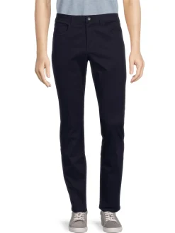 Vince Pants|Solid Slim Fit Pants