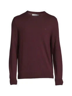 Calvin Klein Sweaters|Solid Sweater Tawny Port Red