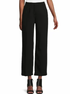 Women T Tahari Solid Wide Leg Pants