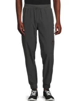 Spyder Pants|Solid Zipped Joggers Grey