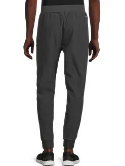 Spyder Pants|Solid Zipped Joggers Grey