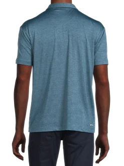 Vintage 1946 Polos|Space Dyed Tech Polo Turquoise