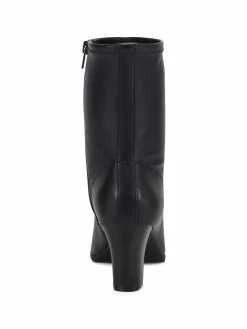 Aerosoles Square-Toe Faux Leather Boots