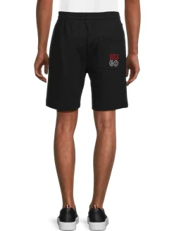 BOSS Loungewear, Sleepwear & Robes|Stacked Logo Drawstring Shorts Black