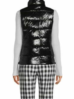 Women DKNY Sport Stand Collar Puffer Vest