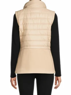 Women Calvin Klein Stand Collar Quilted Vest
