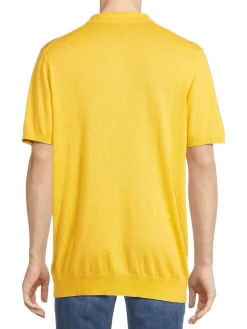 Good Man Brand Linen|Standard Fit Linen Blend Sweater Polo