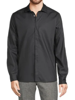 Good Man Brand Casual Button-Down Shirts|Standard Fit Solid Button Down Shirt