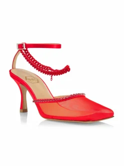 Nalebe Stories Through Seasons Stellar Crystal Embellished Mesh Pumps