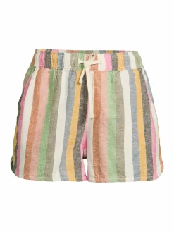 Women Marine Layer Striped Beach Shorts