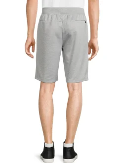 Karl Lagerfeld Paris Shorts|Striped Logo Shorts Grey