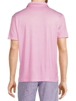 TailorByrd Activewear|Striped Performance Polo