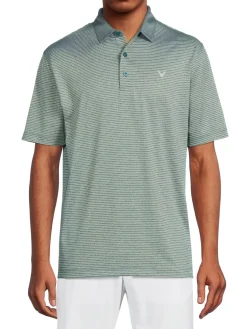 Callaway Activewear|Striped Polo