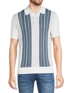 Ben Sherman Polos|Striped Polo Sweater