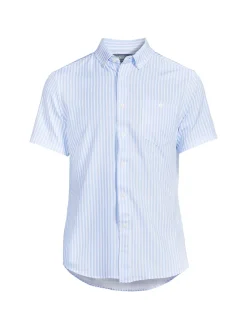 Heritage Report Collection Casual Button-Down Shirts|Striped Short Sleeve Shirt