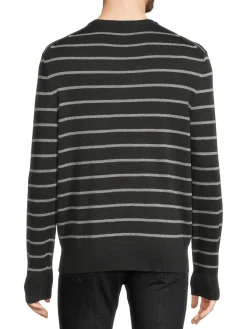 Calvin Klein Sweaters|Striped Sweater Black Grey