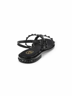 Ash Studded Leather Strappy Sandals