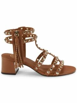 Ash Studded Leather Tassel Sandals