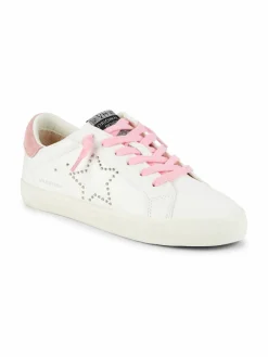 Vintage Havana Studded Star Platform Sneakers