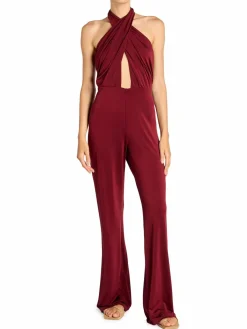 Women Johanna Ortiz Submerged Crisscross Halterneck Jumpsuit