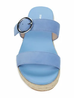 Stuart Weitzman Suede Espadrille Sandals