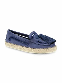 Tod's Suede Espadrille Tassel Loafers