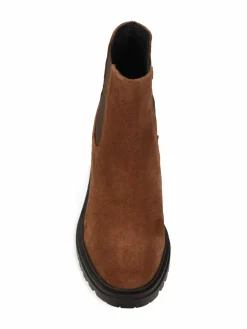 Geox Suede Heel Chelsea Boots