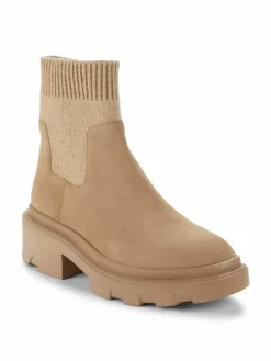Sanctuary Suede Plaform Sock Booties