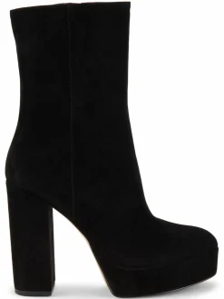 Stuart Weitzman Suede Platform Ankle Boots
