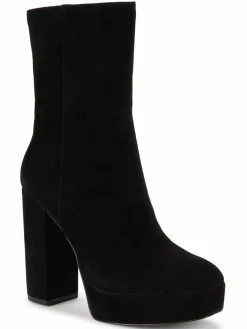Stuart Weitzman Suede Platform Ankle Boots
